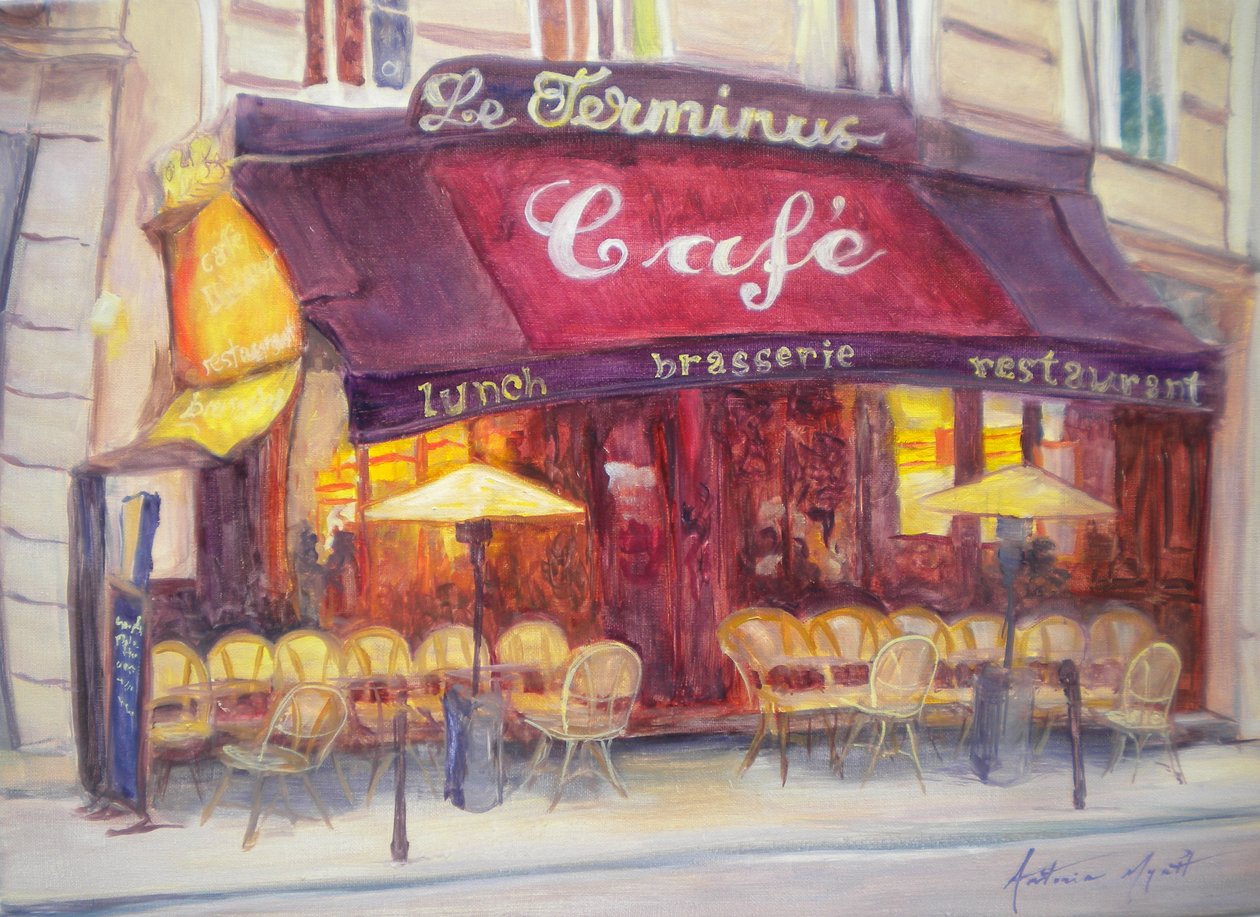 Cafe le Terminus, 2010 by Antonia Myatt