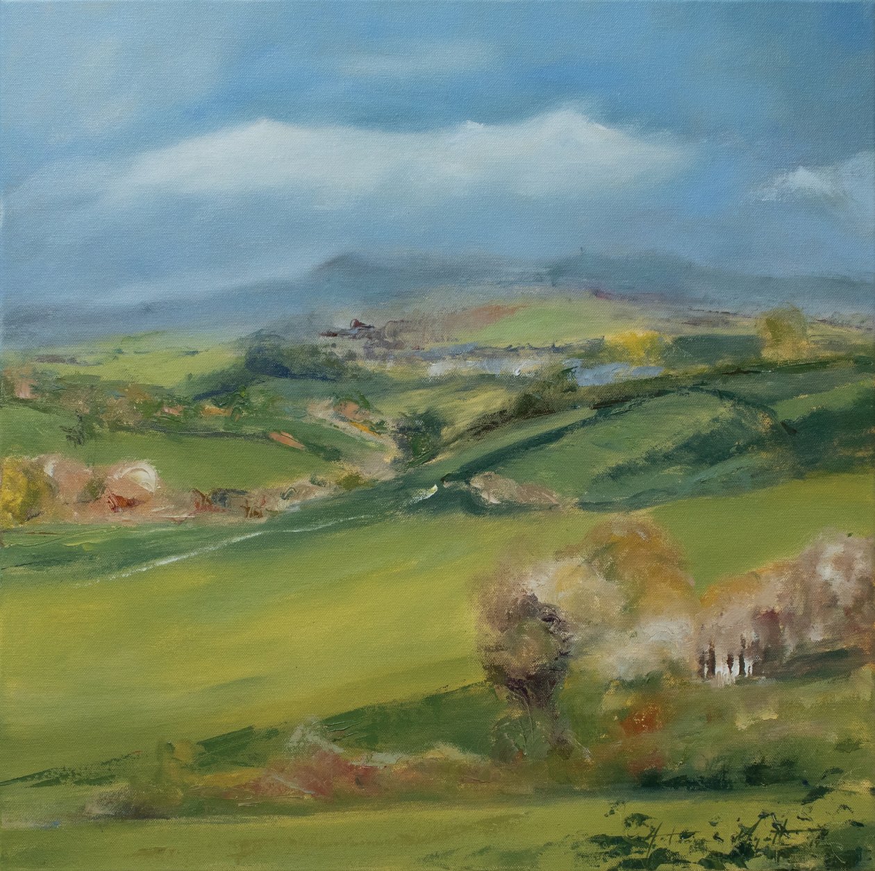 Kral Alfred Kulesi, 2019 (tuval üzerine yağlı boya) by Antonia Myatt
