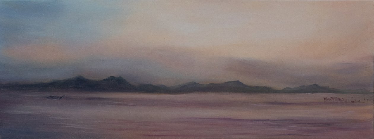 Tayland, Balık ağları, 2015 (tuval üzerine yağlıboya) by Antonia Myatt
