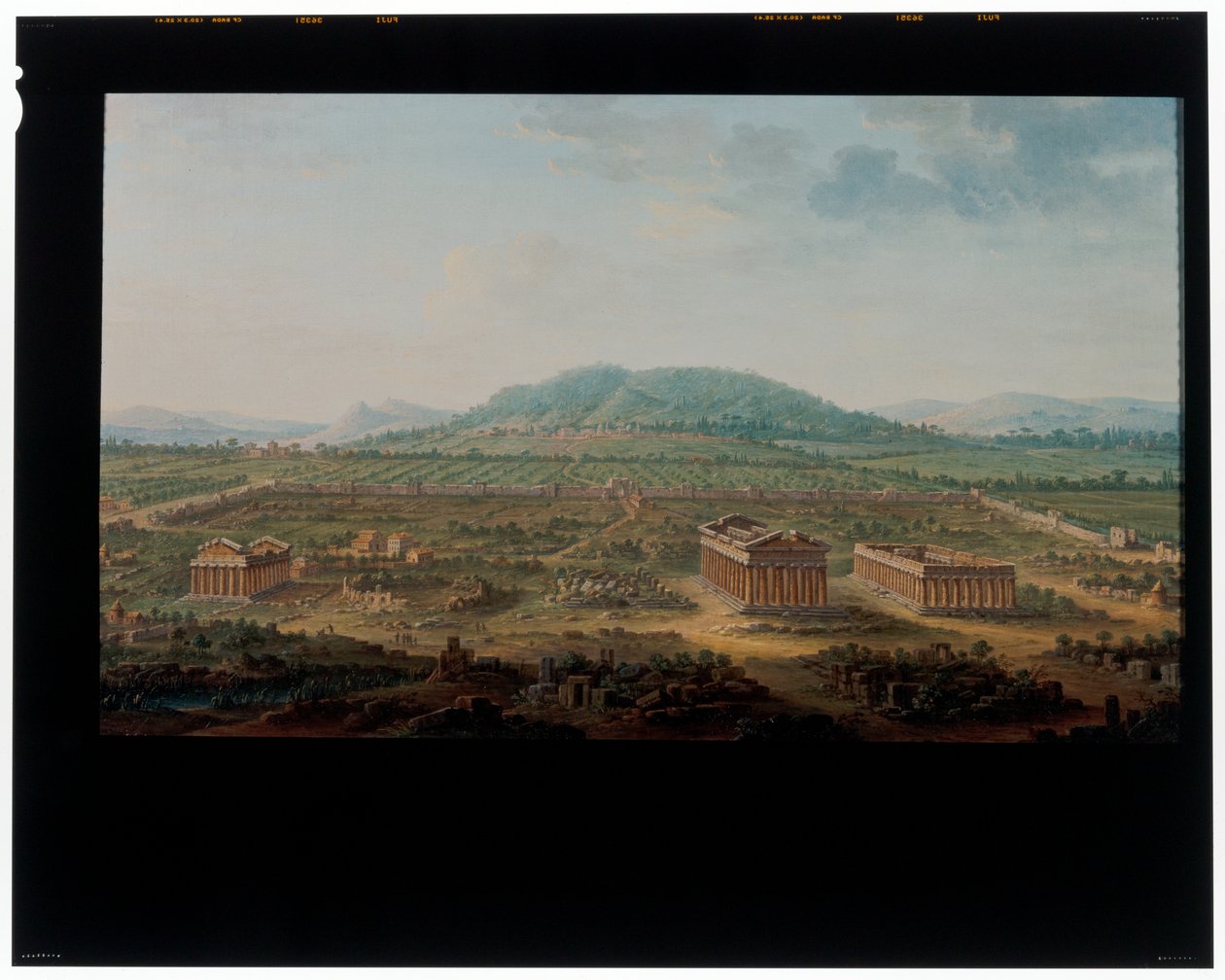 Paestum'dan Bir Görünüm by Antonia de dipi Joli