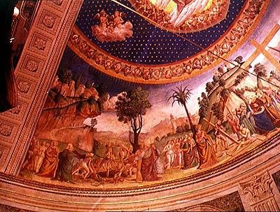Haç Keşfi. St. Helena Haçı Ortaya Çıkarıyor ve Ölü Bir Adamı Canlandırıyor by Antoniazzo Romano