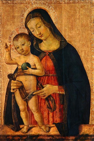 madonna ve çocuk by Antoniazzo Romano