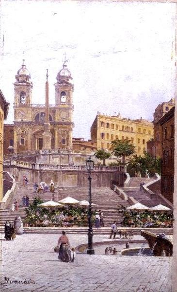 İspanyol Merdivenleri, Roma by Antonietta Brandeis