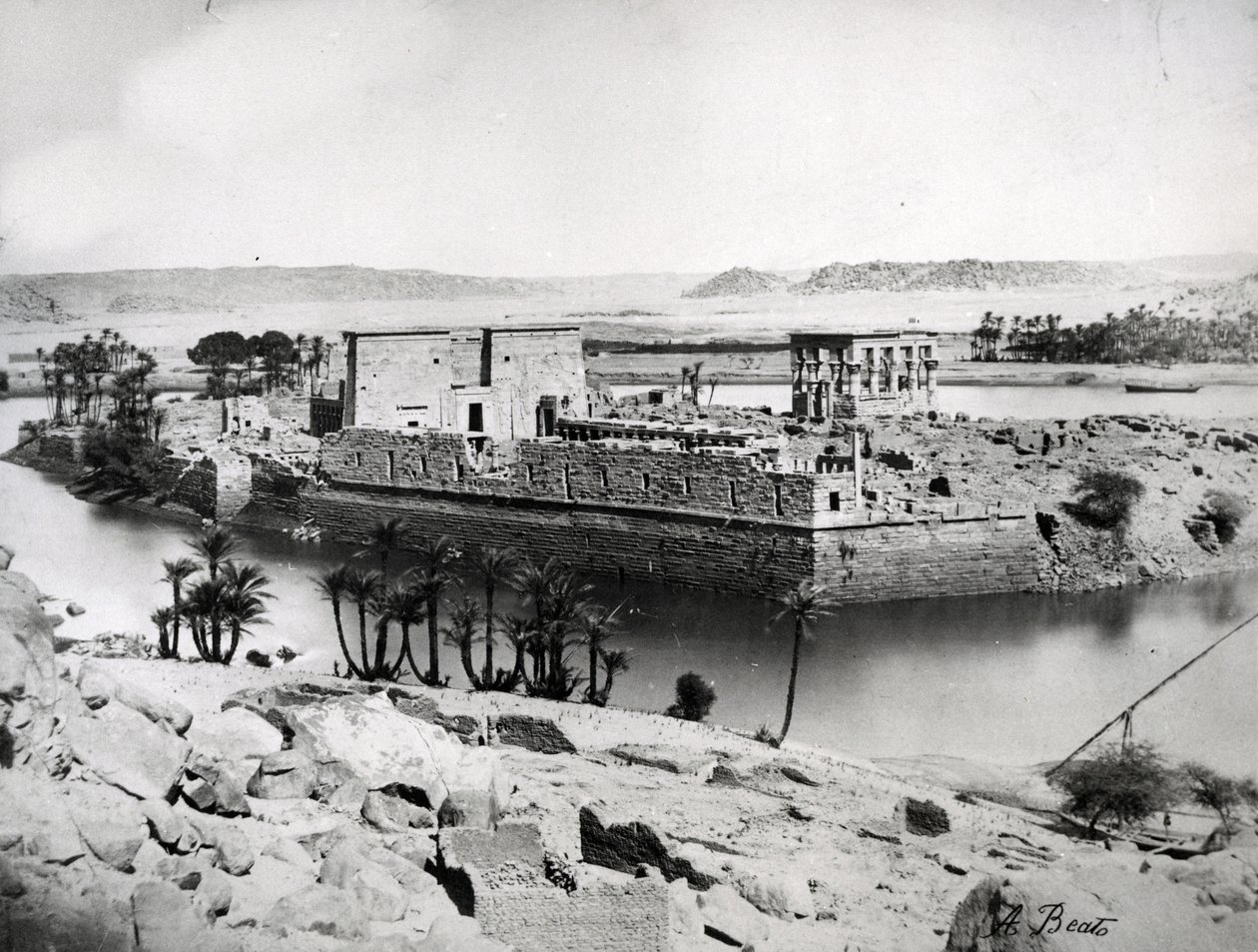 Philae, c.1860-80 by Antonio Beato