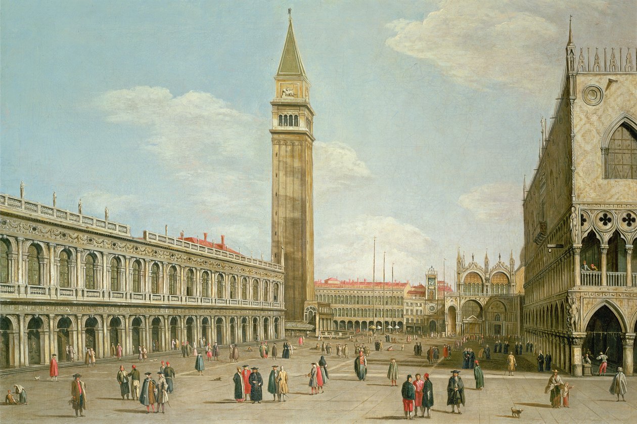 San Marco Meydanı by Giovanni Antonio Canal