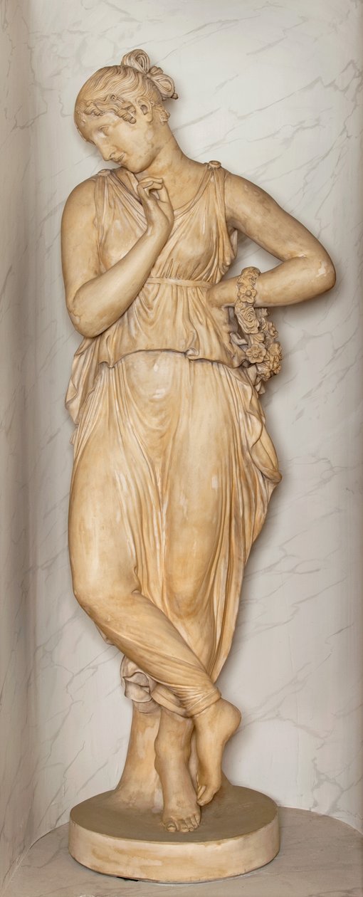 Parmağı çenede olan dansçı (alçı) (ayrıca bkz. 698751) by Antonio Canova