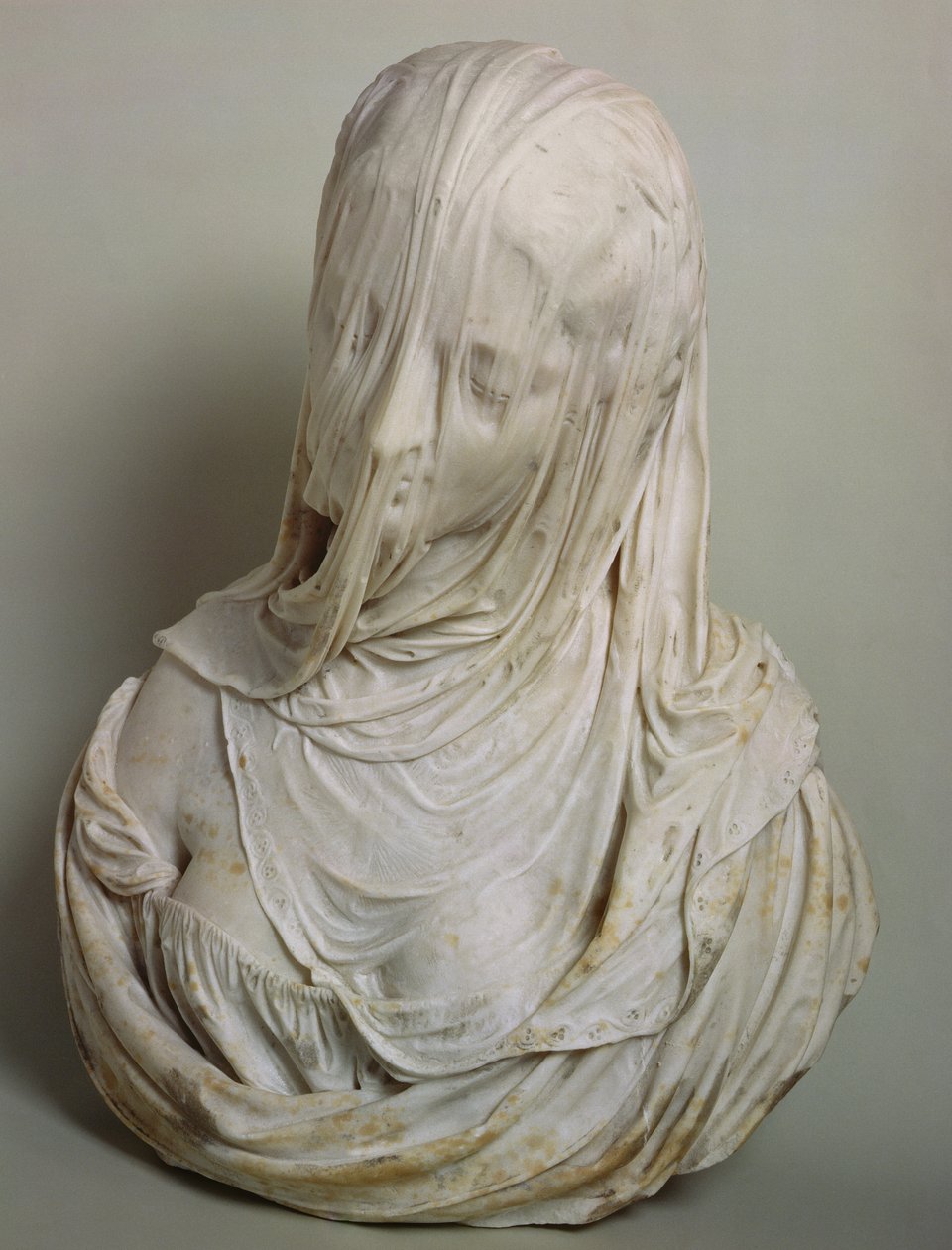 Veiled Girl (marble) by Antonio Corradini