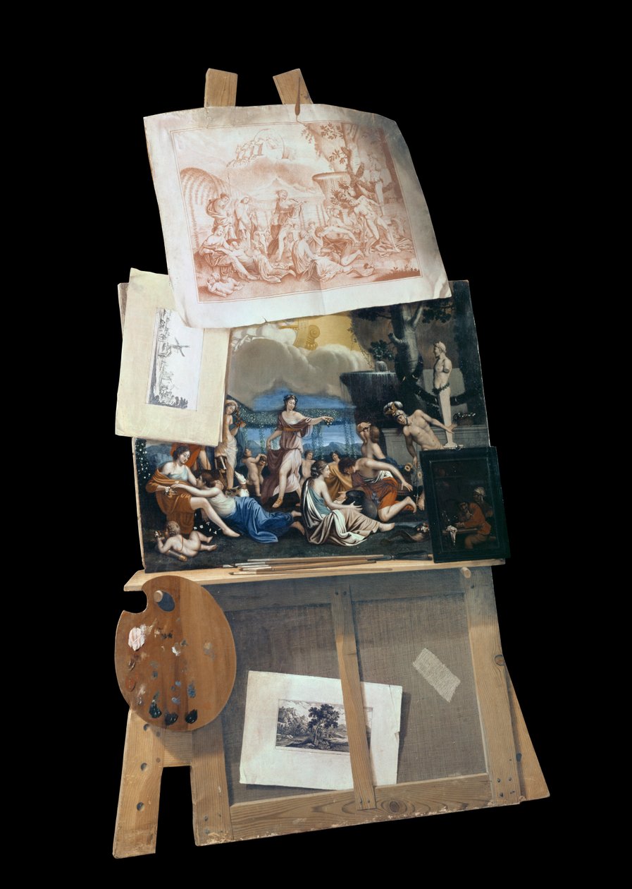 Ressamın şövale, 1686 by Antonio Forbera