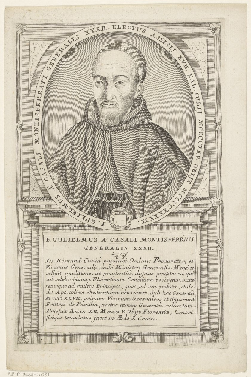 Guillermo Robazoglio da Casale by Antonio Luciani