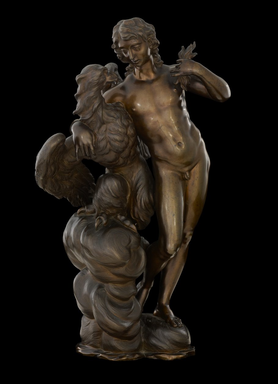 Ganymede ve Kartal, c.1710 (bronz) by Antonio Montauti