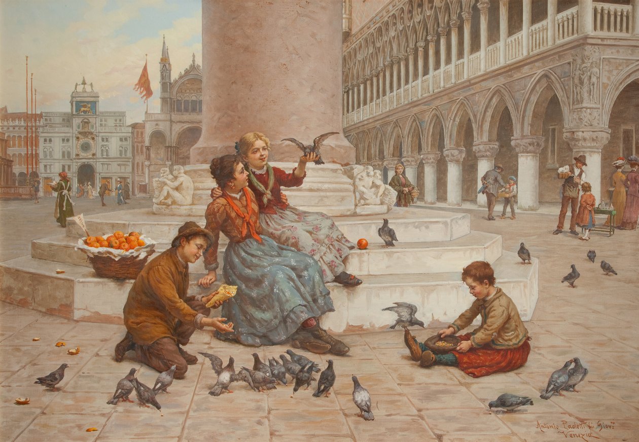 Venedik Güvercinleri by Antonio Ermolao Paoletti