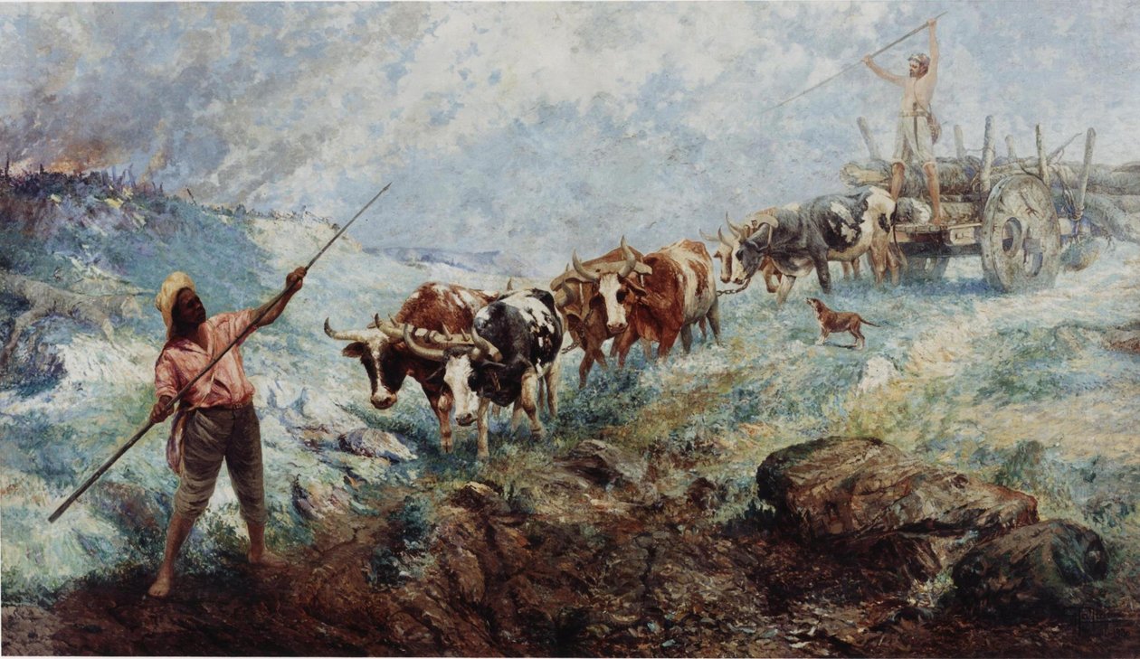 Emekçinin Düşmesi by Antonio Parreiras