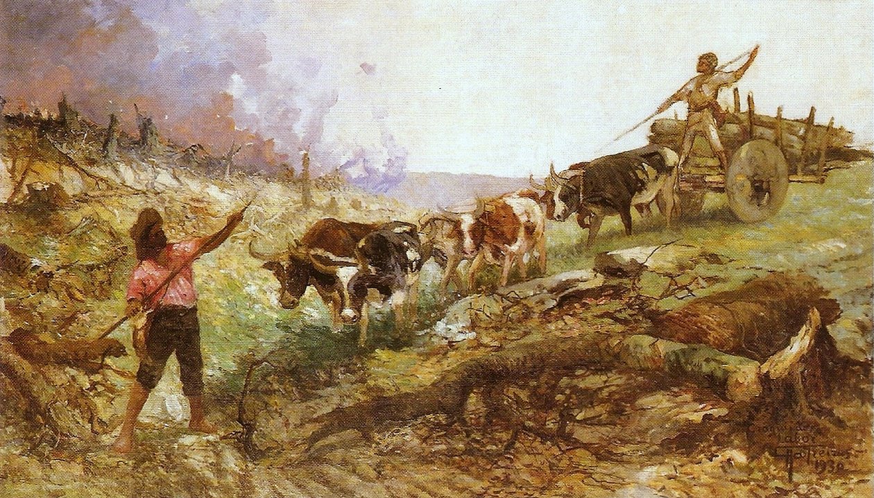 Laborn eskizleri by Antonio Parreiras