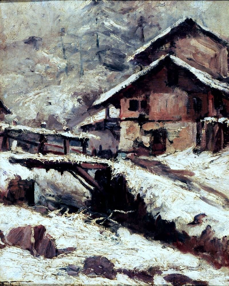 Kar İsviçre by Antonio Parreiras