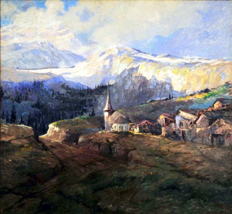 Vallee de la Dala Switzerland by Antonio Parreiras