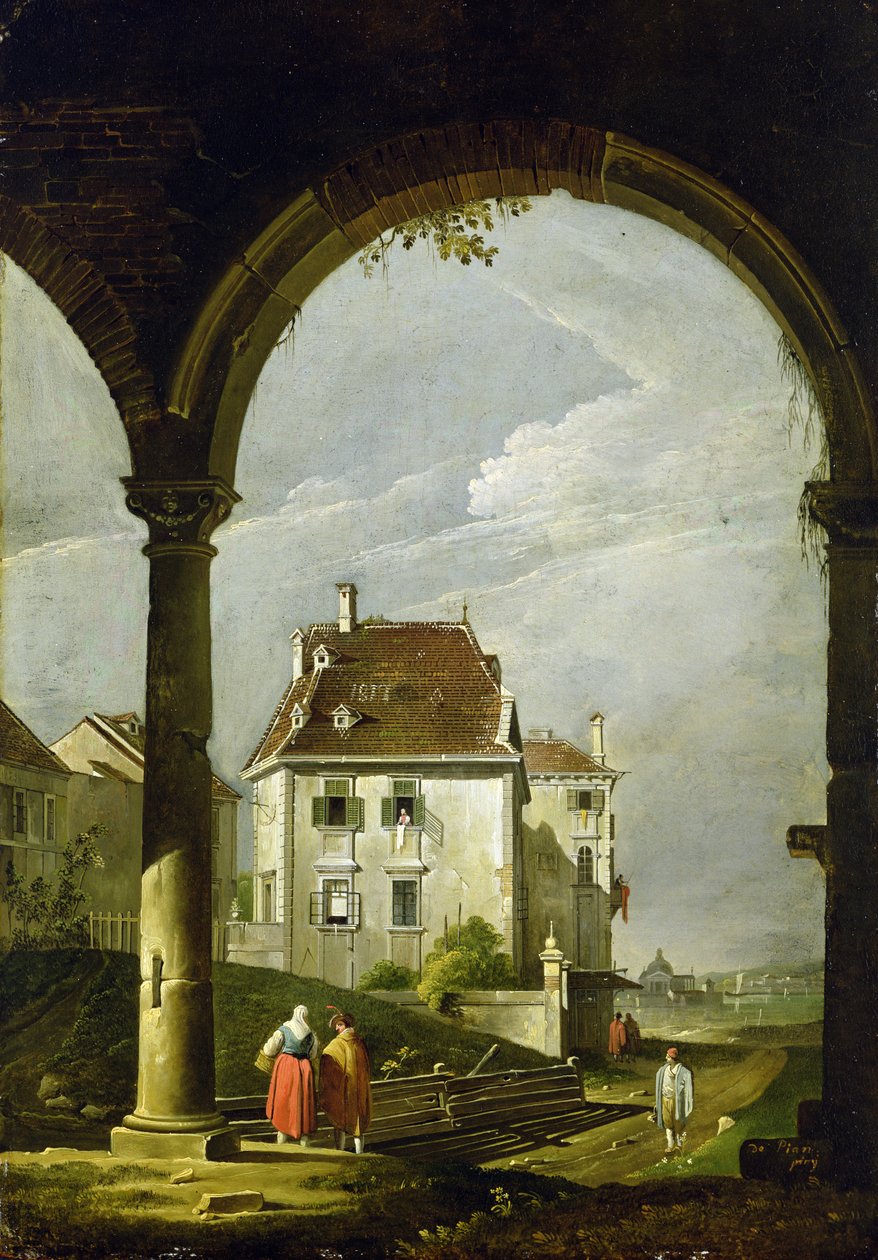 Venedik Manzarası, 1817 by Antonio Pian