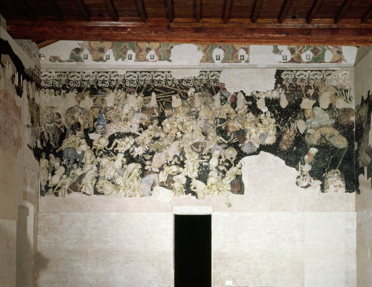 Yukarıdaki frizde Gonzaga Ailesi