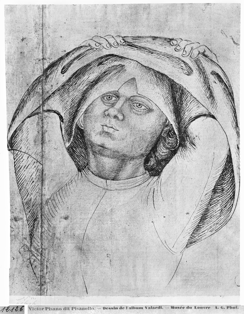 The Vallardi Albümünden zincir zırhını çıkaran asker by Antonio Pisanello