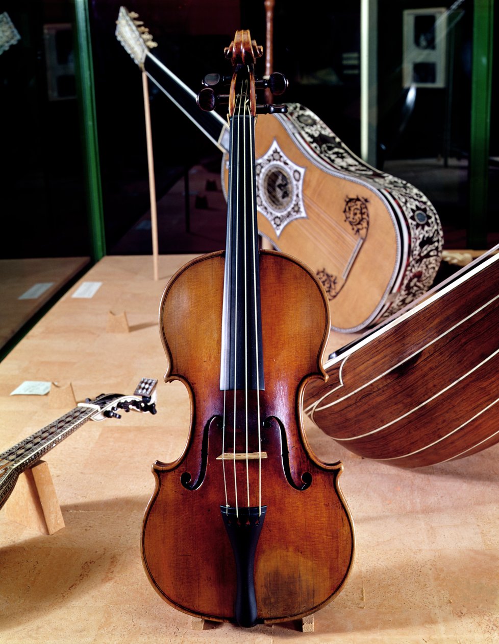 Keman, Stradivari, Cremona, 1699 (fotoğraf; by Antonio Stradivari