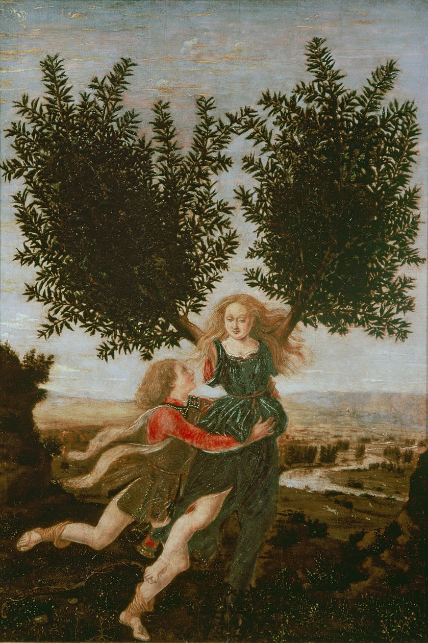 Daphne ve Apollo, c.1470-80 by Antonio Pollaiuolo
