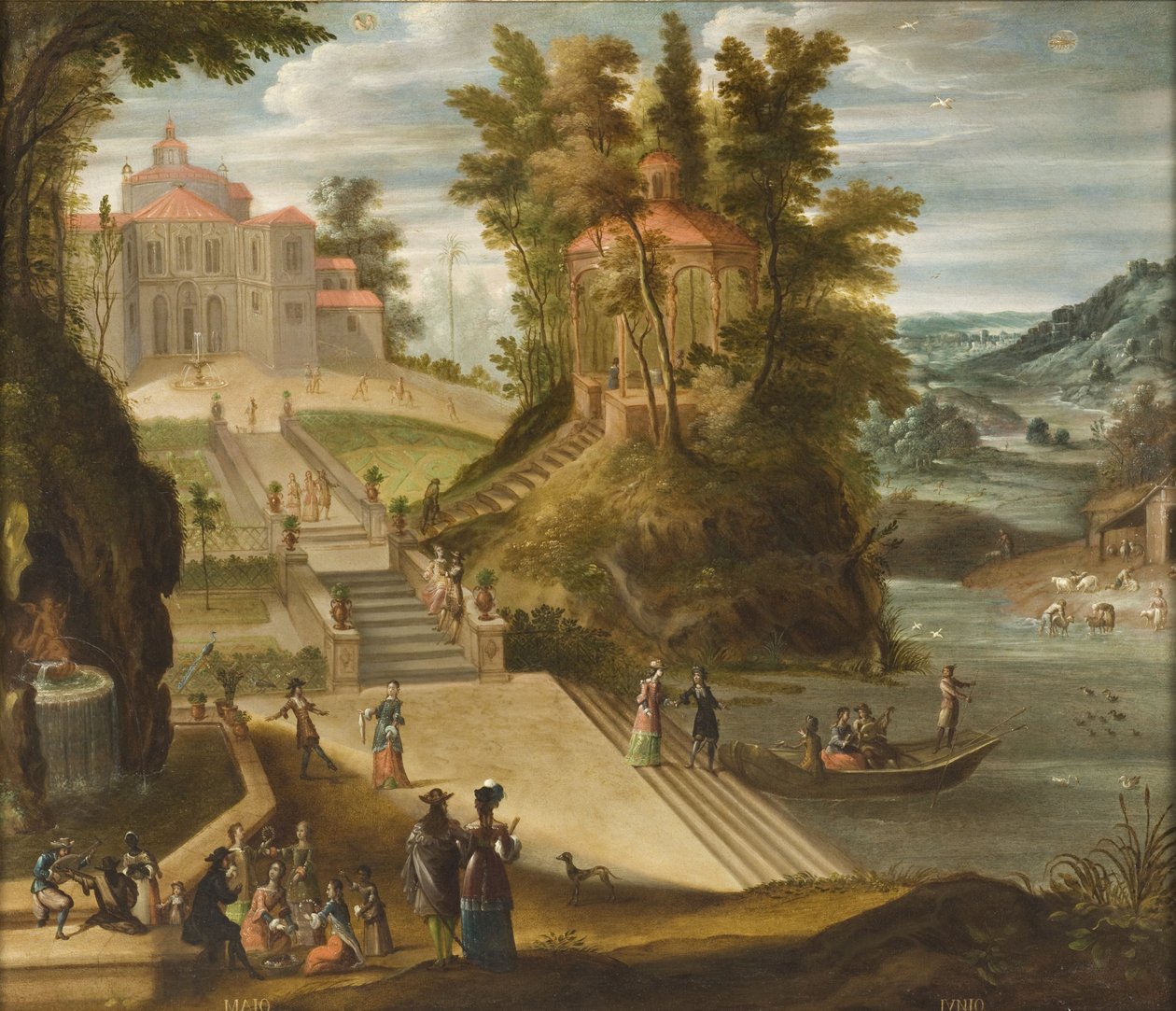 Mayıs ve Haziran, Los doce meses del año (Yılın On İki Ayı), 1650-99 by Antonio de Espinosa