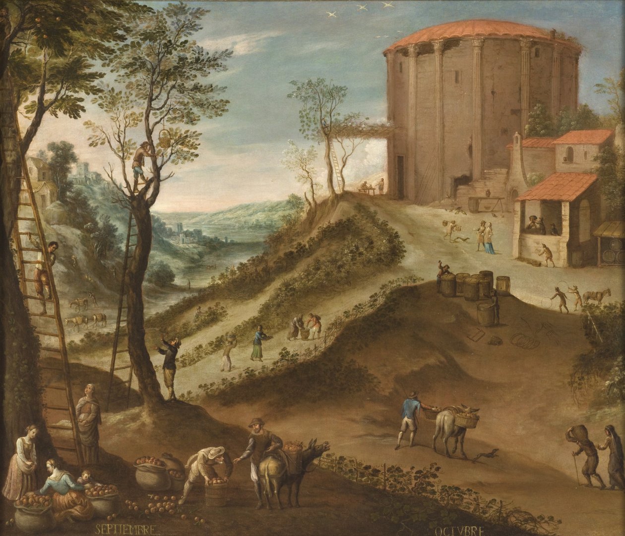 Eylül ve Ekim, Los doce meses del año (Yılın On İki Ayı), 1650-99 by Antonio de Espinosa