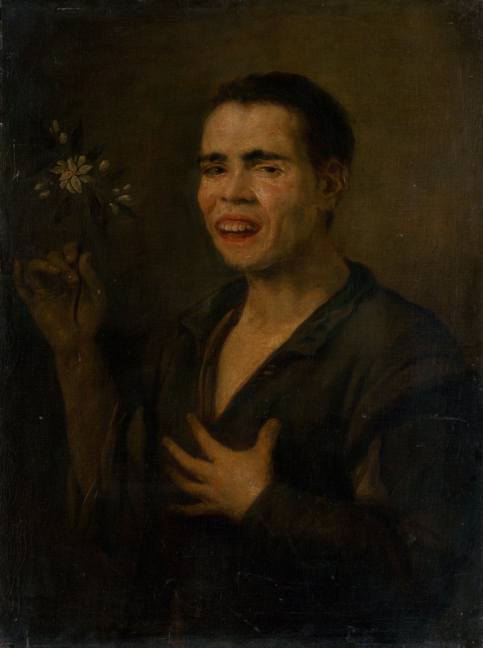 portakal çiçeği olan çocuk by Antonio de Puga