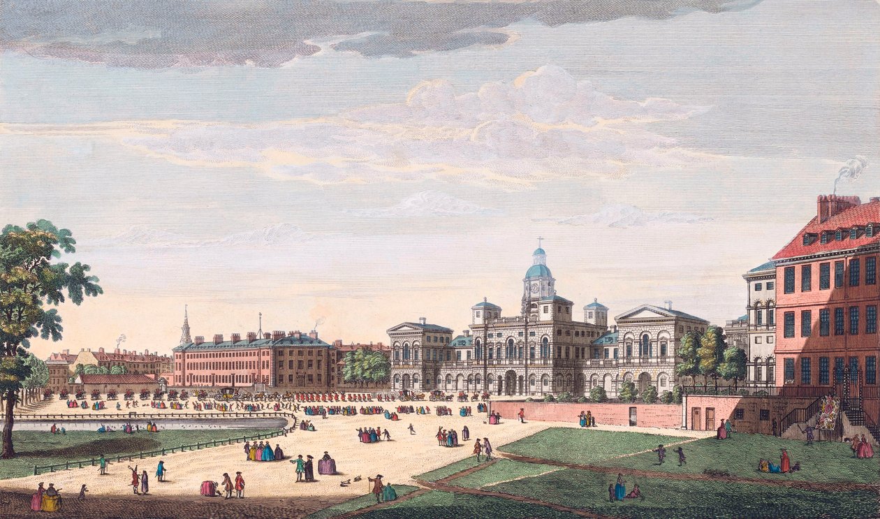 St James Park Geçit Töreni, Londra 18. yüzyıl by Antonio (after) Canaletto
