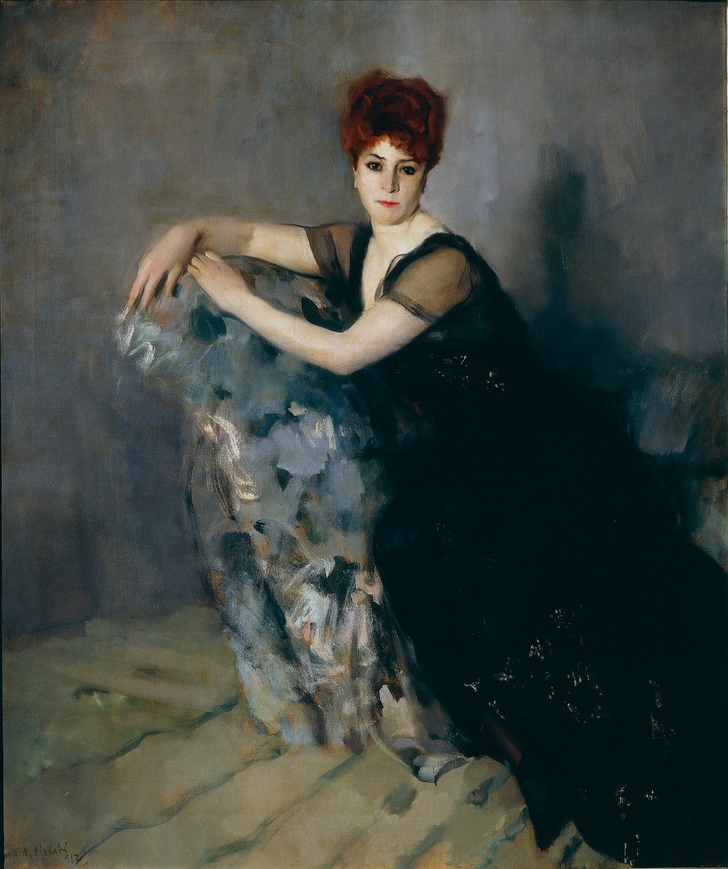 Siyahlı Bayan by Antonio Ambrogio Alciati