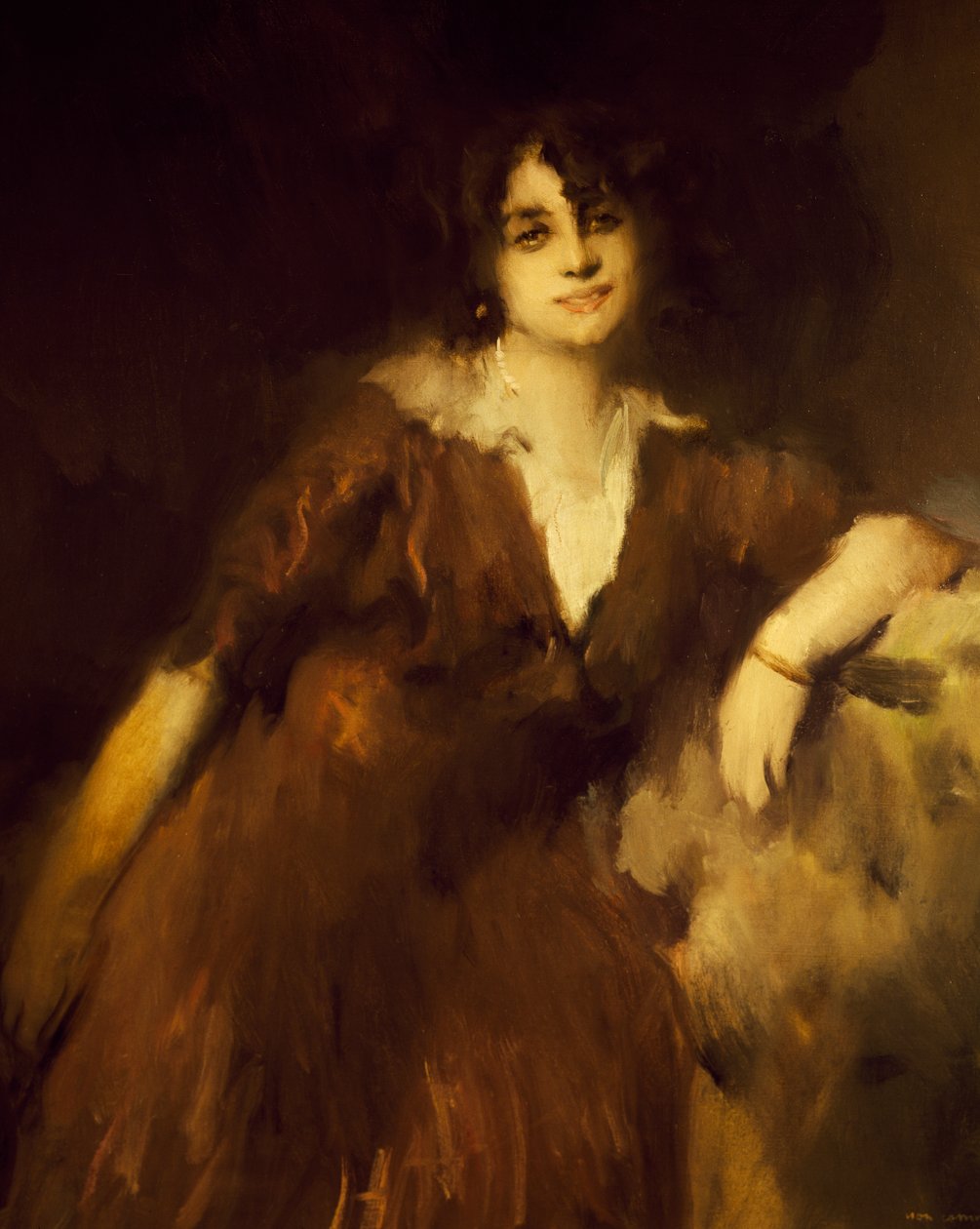 Rosina Storchio'nun Portresi (Venedik by Antonio Ambrogio Alciati