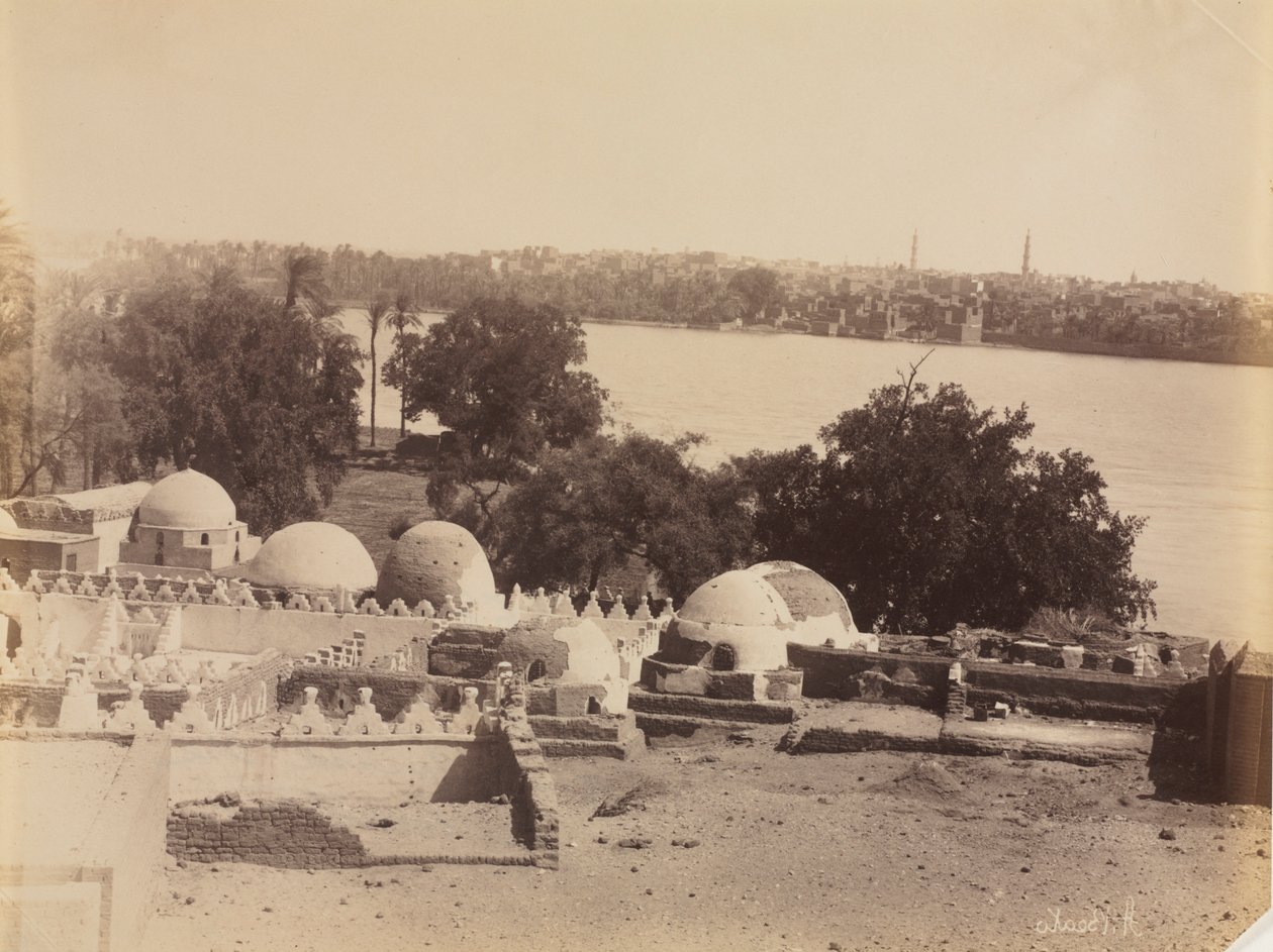 Asyut, Dağdan Görünüm, c. 1870