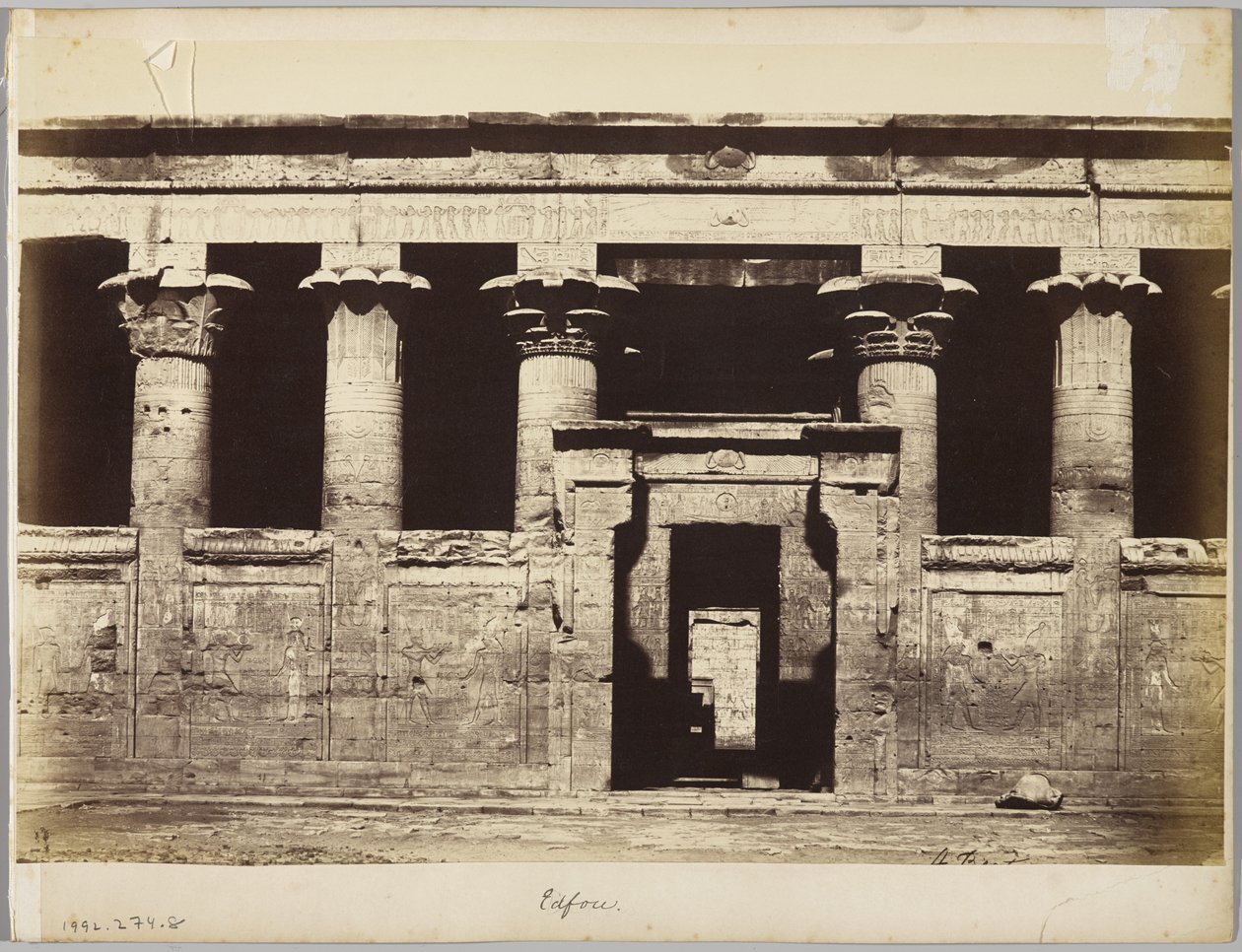 Edfu, Mısır by Antonio Beato