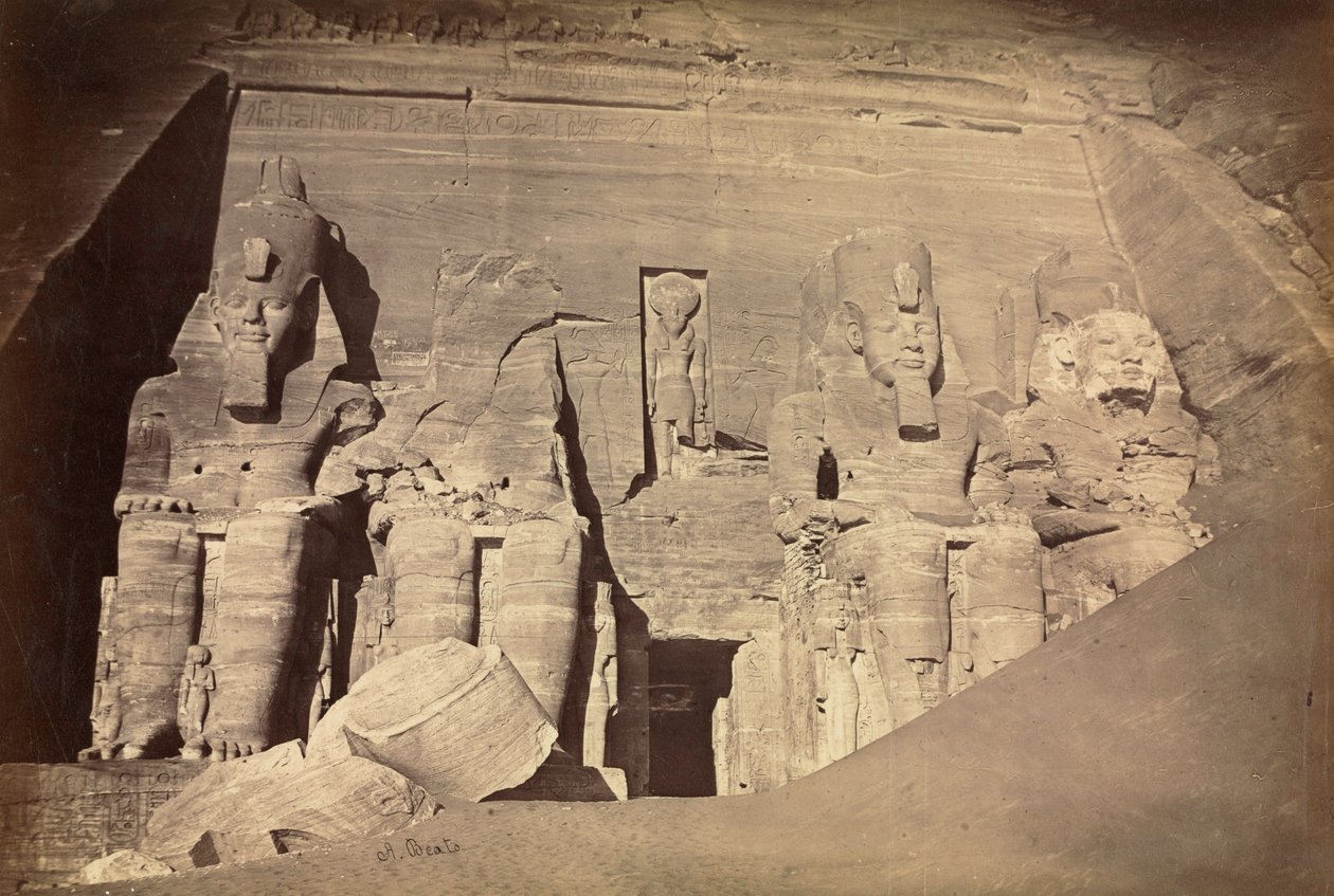 Ramses II Tapınağı, Abu Simbel, c. 1860