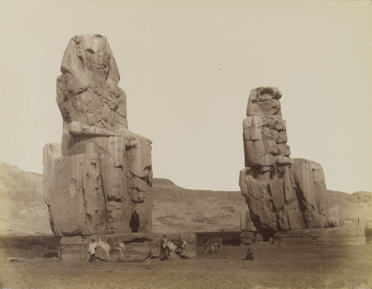 Memnon Heykeli by Antonio Beato