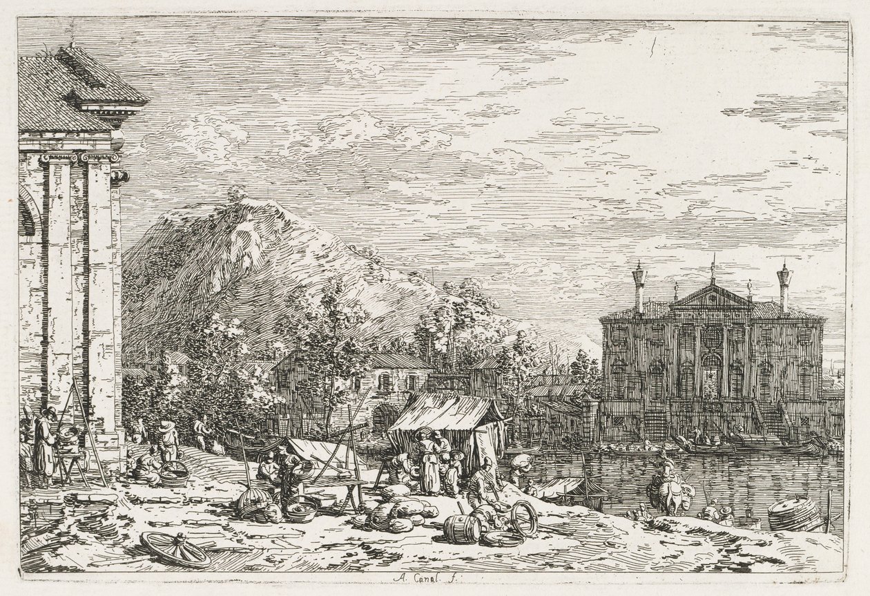 Manzaralar: Nehrin Ötesinde Bir Şehir by Antonio Canaletto