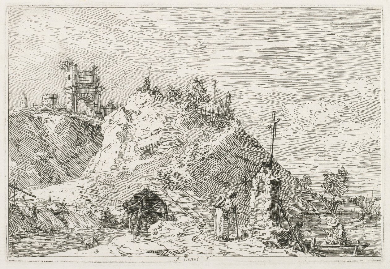 Views: A Pilgrim at Prayer, 1735-1746. by Giovanni Antonio Canal