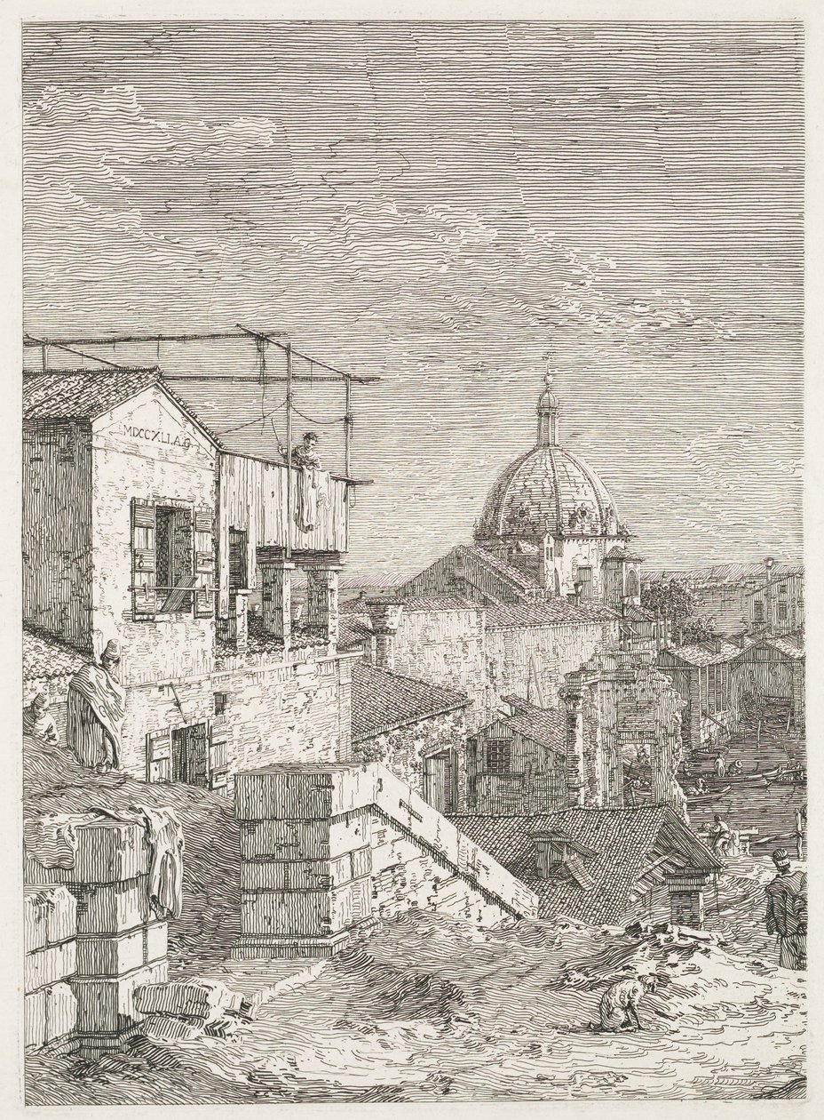 Görüşler: Yazılı Ev, 1735-1746. by Giovanni Antonio Canal