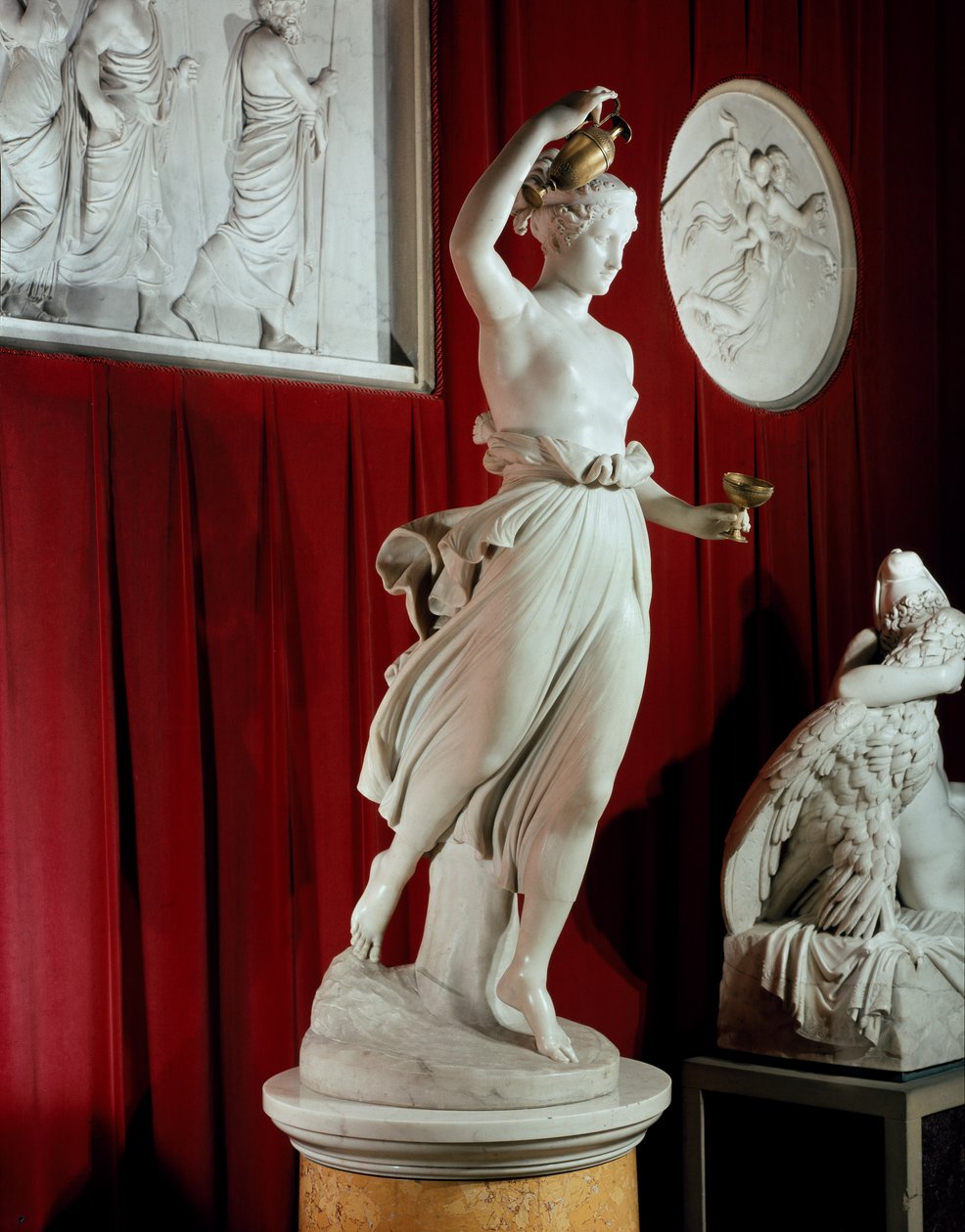 Hebe (mermer) by Antonio Canova