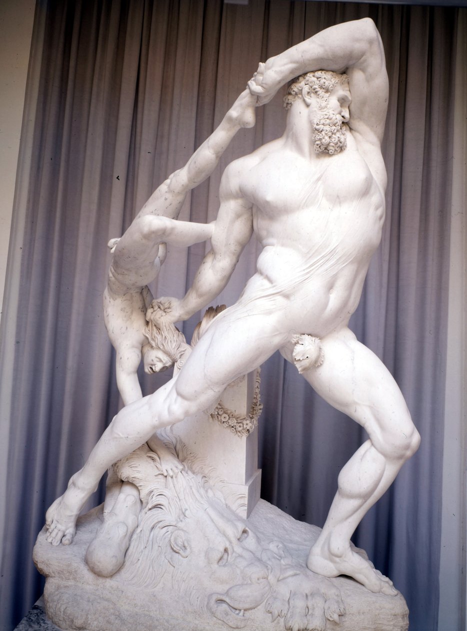 Herkül ve Lykas, Antonio Canova (1757 - 1822). by Antonio Canova