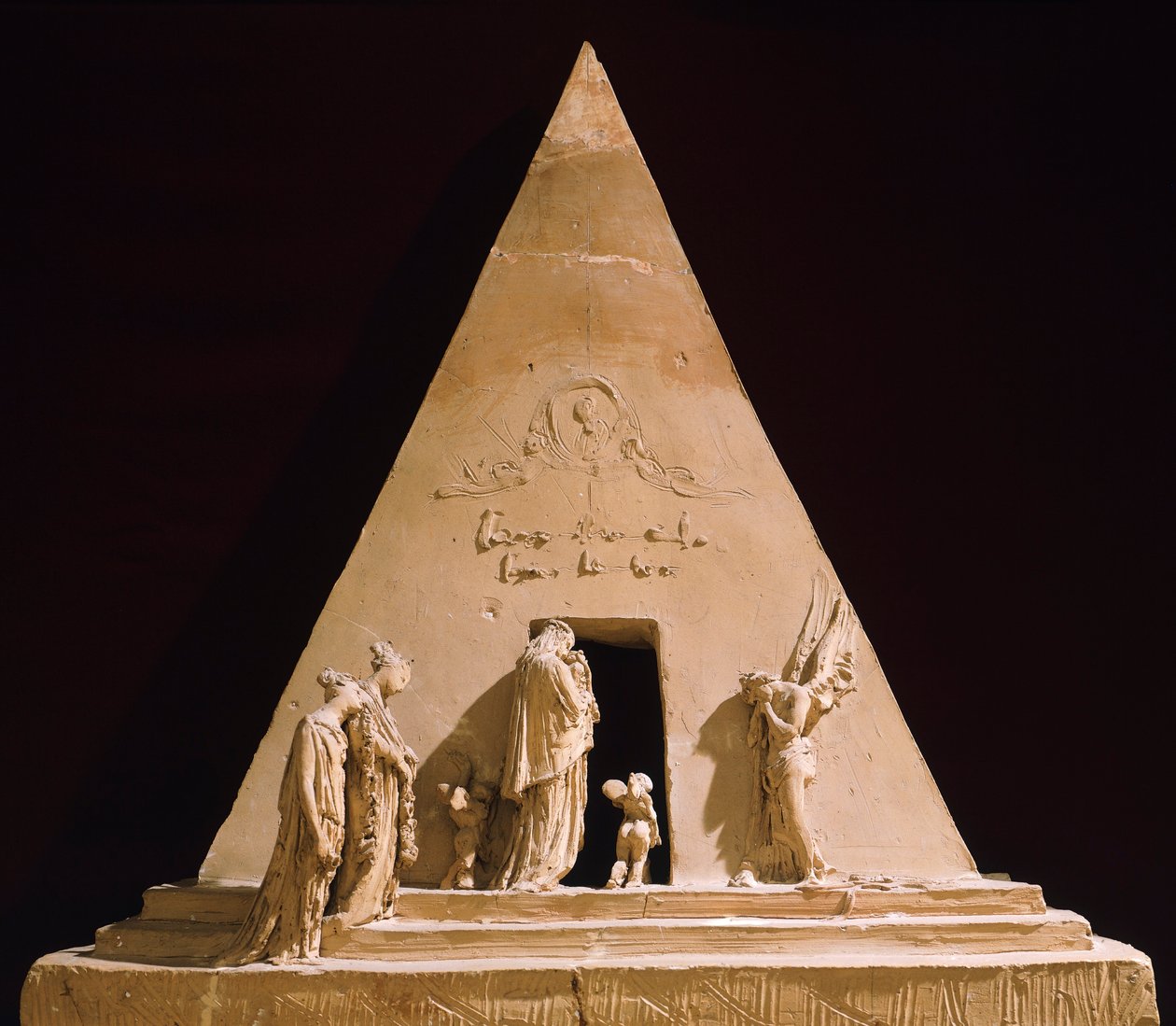 Antonio Canova (1757-1822), pişmiş toprak model tarafından Titian Anıtı by Antonio Canova