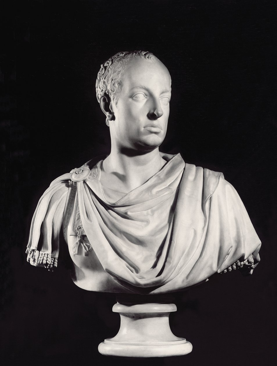 ಪವಿತ್ರ ರೋಮನ್ ಚಕ್ರವರ್ತಿ ಫ್ರಾನ್ಸಿಸ್ I ರ ಭಾವಚಿತ್ರ (1708-65) (ಮಾರ್ಬಲ್) (ಇದನ್ನೂ ನೋಡಿ 82132) ಟರ್ಕಿ by Antonio Canova