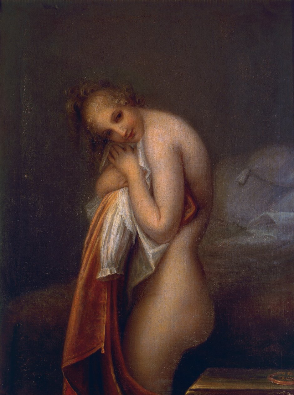Sürpriz, Antonio Canova (1757-1822), tuval üzerine yağlı boya by Antonio Canova