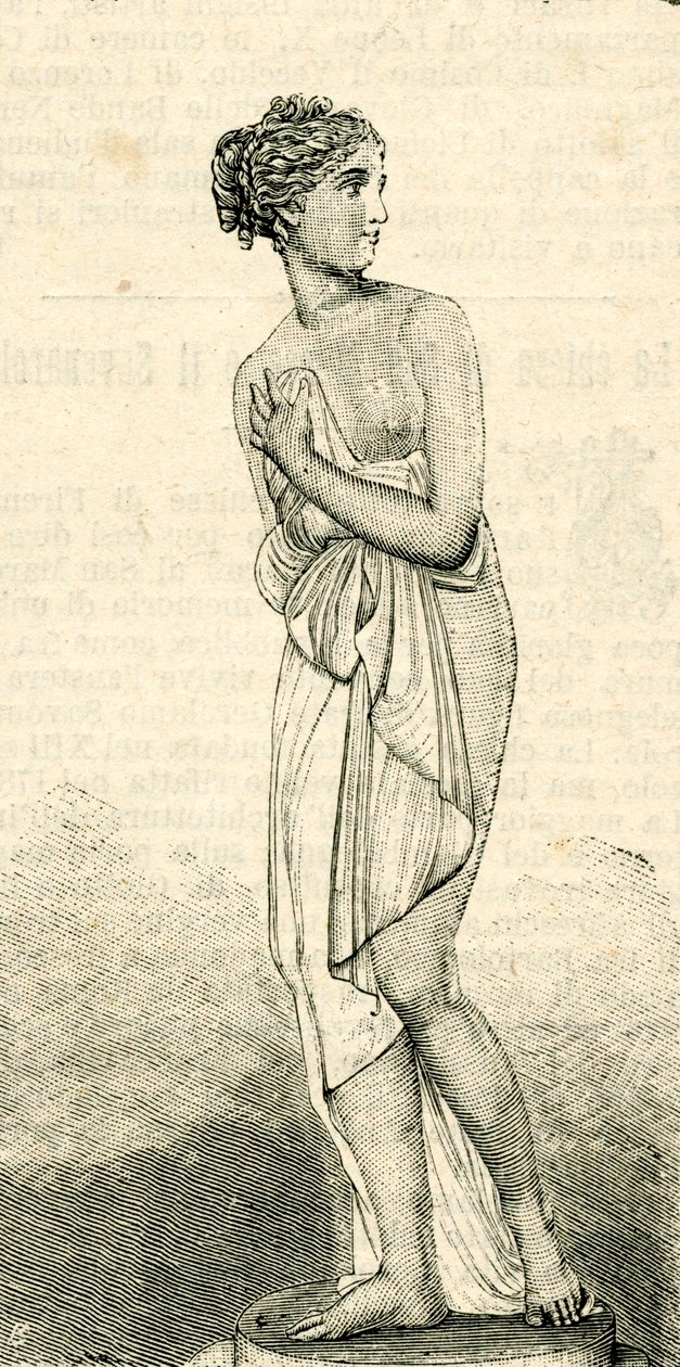 Venüs Italica, Antonio Canova (1757-1822), Galleria Palatina, Floransa, Toskana, İtalya by Antonio Canova
