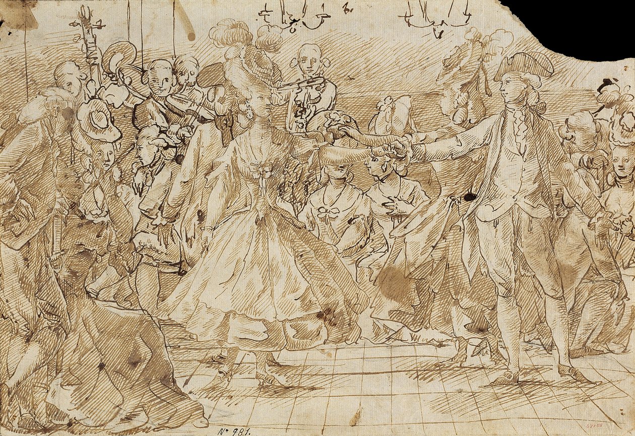 Minuet, c. 1780 by Antonio Casanovas Torrents