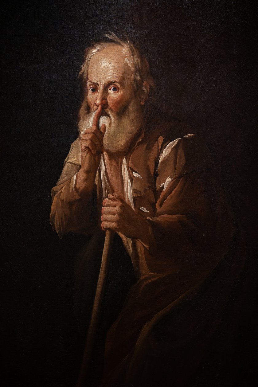 Yaşlı Adam Sessizlik Çağırıyor by Antonio Cifrondi