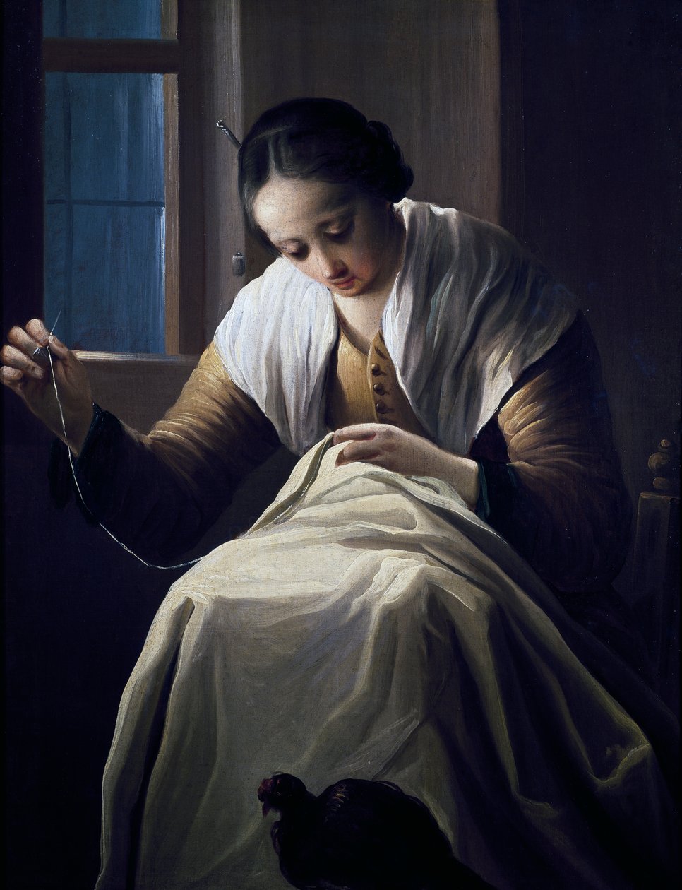 Terzi, Antonio Cifrondi (1657-1730), Tuval üzerine yağlı boya by Antonio Cifrondi