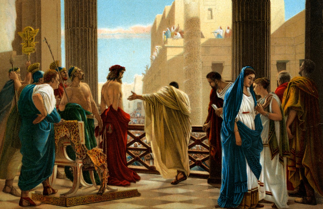 Ecce Homo, Antonio Ciseri tarafından boyandıktan sonra -İncil by Antonio Ciseri