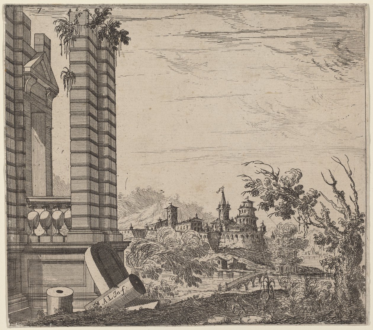 Harabelerle Peyzaj by Antonio Francesco Lucini