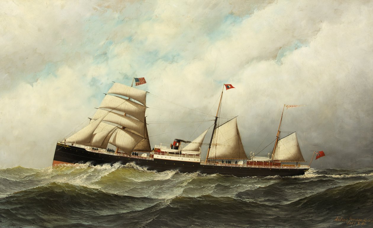 Vapur 'Cornwall' by Antonio Jacobsen