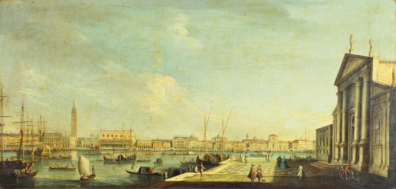 Bacino di San Marco, Venedik (tuval üzerine yağlı boya) by Antonio Joli